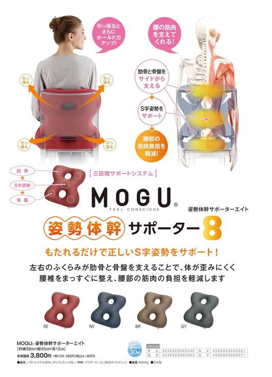 MOGU姿勢体幹サポーターエイト